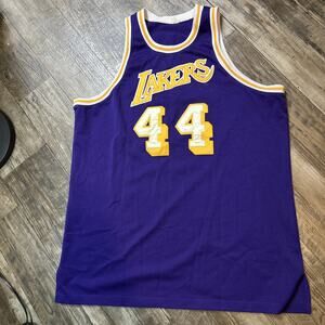 VINTAGE JERRY WEST LOS ANGELES LAKERS JERSEY #44 (70’s-80’s) Rare